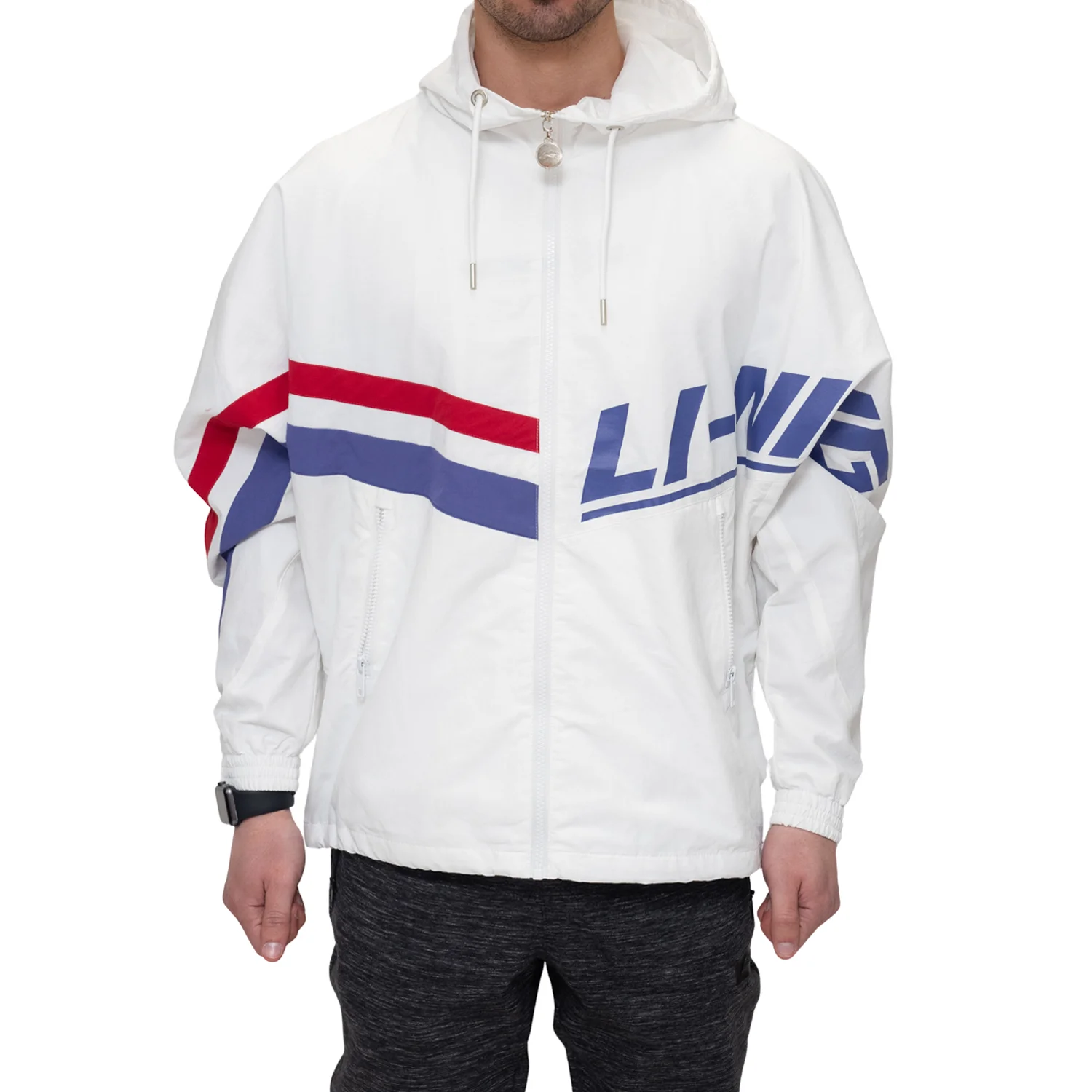 Φωτογραφία προϊόντος: Ανδρικό Φούτερ Li Ning LI-NING RETRO TRAINING WINDBREAKER - ΛΕΥΚΟ