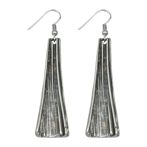 Φωτογραφία προϊόντος: OEM Σκουλαρίκια Κλεάνθη από ψευδάργυρο επαργυρωμένα με ασήμι 925° 5cm 51931