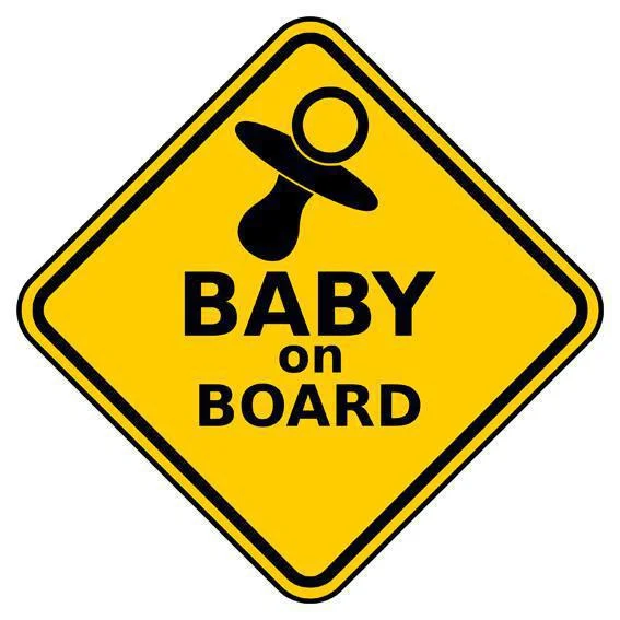 Φωτογραφία προϊόντος: Αυτοκόλλητο Baby on Board No8