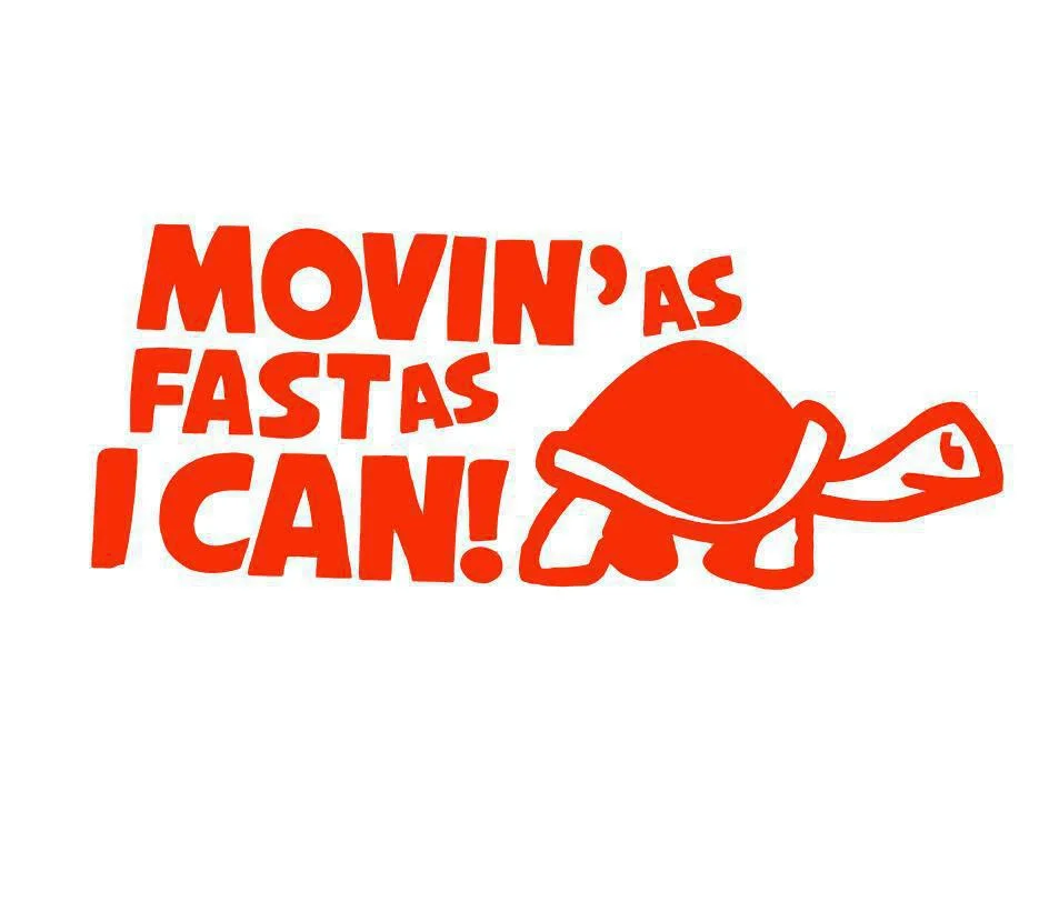 Φωτογραφία προϊόντος: Αυτοκόλλητο As fast as i can