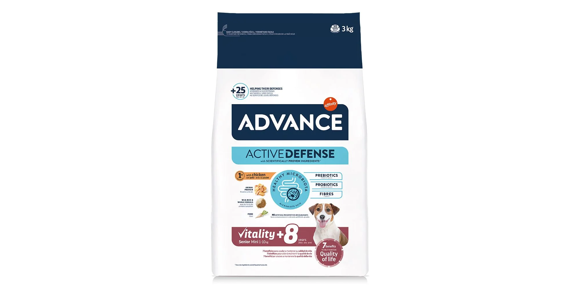 Φωτογραφία προϊόντος: Affinity Advance Senior Mini Ξηρά Τροφή για Ηλικιωμένους Σκύλους Μικρόσωμων Φυλών με Κοτόπουλο / Ρύζι 3kg
