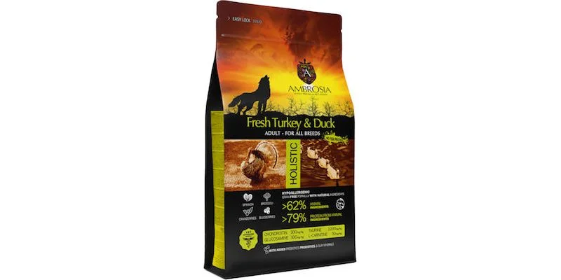 Φωτογραφία προϊόντος: AMBROSIA GRAIN FREE ADULT TURKEY + DUCK 2KG