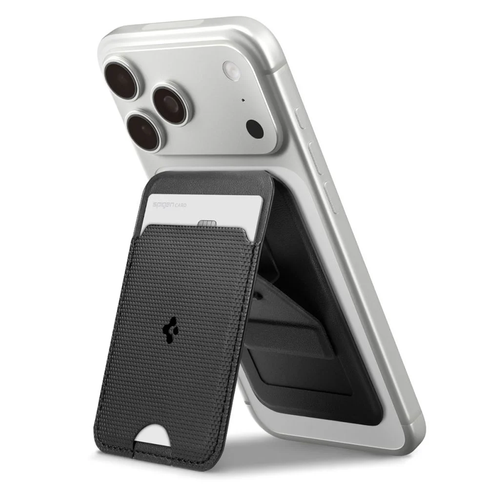 Φωτογραφία προϊόντος: Spigen S314-1 Slim Fold Tripod Magsafe Universal Magnetic Card Holder Black