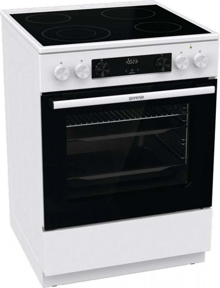 Φωτογραφία προϊόντος: Κουζίνα Gorenje GECS6C70WC 71lt Α με Κεραμικές Εστίες Π60εκ Λευκή