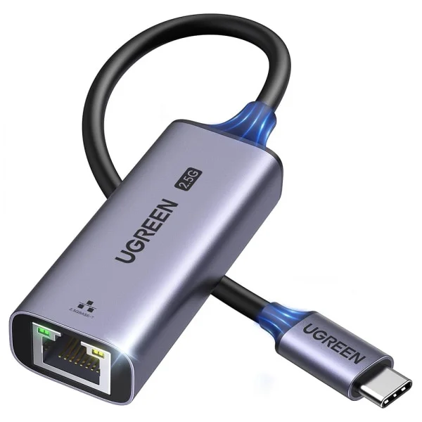 Φωτογραφία προϊόντος: Προσαρμογέας Ethernet UGREEN CM648 (25052), RJ45, USB-C, Γκρι