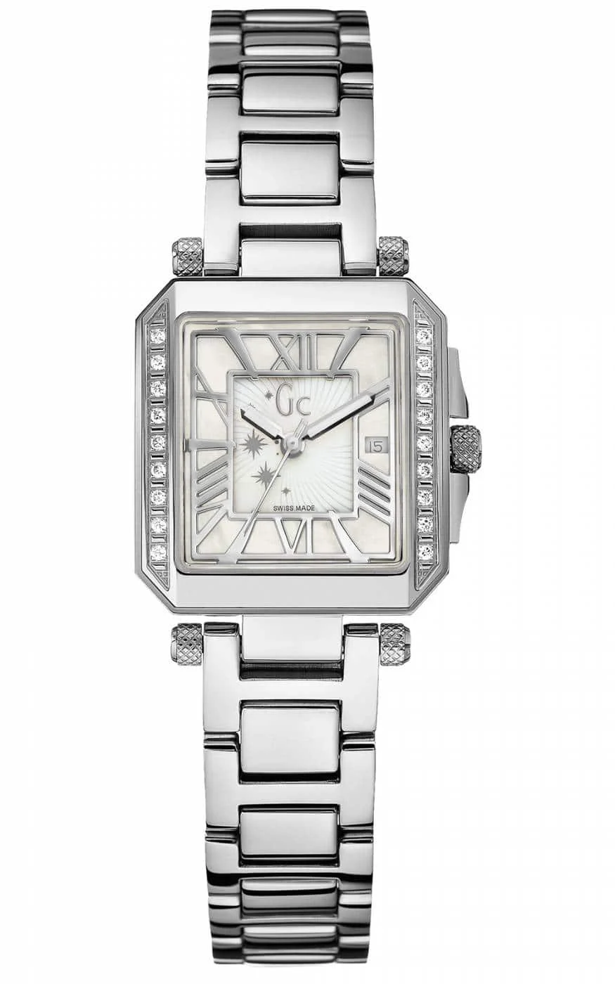 Φωτογραφία προϊόντος: GUESS COLLECTION WATCH LADY DIAMONDS SILVER STAINLESS STEEL BRACELET A52105L1