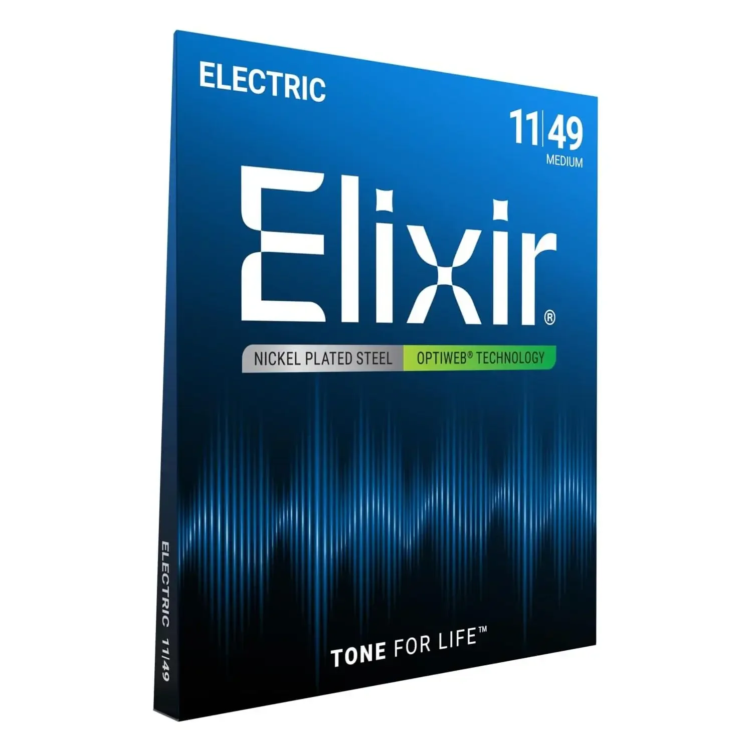 Φωτογραφία προϊόντος: Elixir 19102 Optiweb Nickel Plated Medium Χορδές Ηλεκτρικής Κιθάρας 11-49