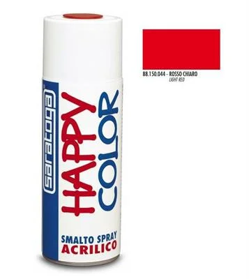 Φωτογραφία προϊόντος: OEM ΣΠΡΕΙ ΒΑΦΗΣ 44 ROSSO CHIARO 400ML HAPPY