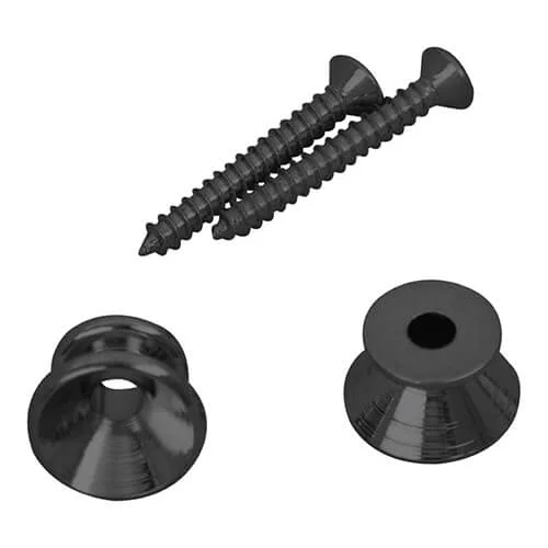 Φωτογραφία προϊόντος: dAndrea D'Andrea USA EP2B Strap Button Black (Ζεύγος)