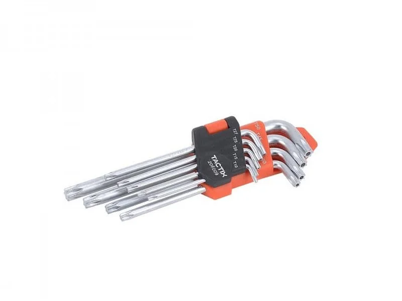 Φωτογραφία προϊόντος: OEM ΣΕΤ TORX ΚΛΕΙΔΙΑ+ΤΡΥΠΑ ΚΛΙΠ ΒΑΡ.ΤΥΠ.TACTIX CR-V (9-40) 8T (206209)