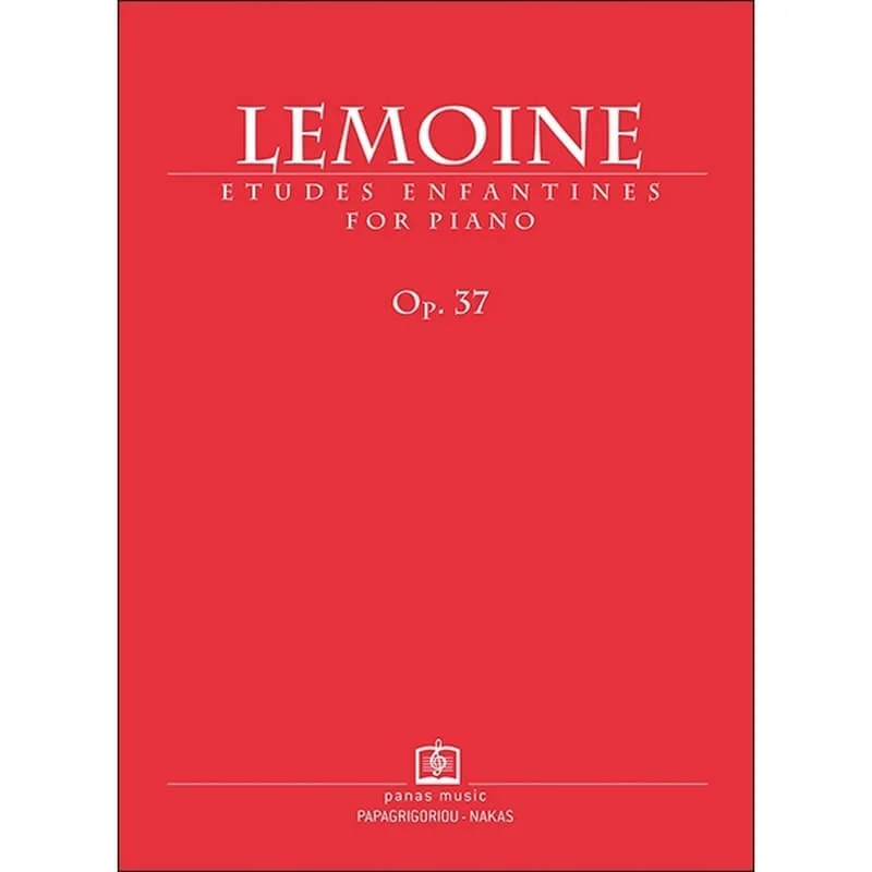 Φωτογραφία προϊόντος: Panas - LEMOINE - Εύκολες Σπουδές Πιάνου Op.37