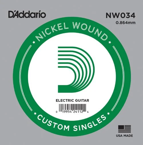 Φωτογραφία προϊόντος: dAddario D'Addario NW034 Nickel Wound Χορδή Ηλεκτρικής Κιθάρας