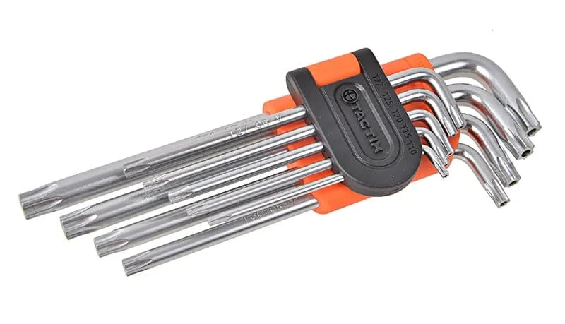 Φωτογραφία προϊόντος: OEM ΣΕΤ TORX ΚΛΕΙΔΙΑ ΤΡΥΠΑ+ΘΗΚΗ TACTIX CR-V (10-50) 9T (206009)