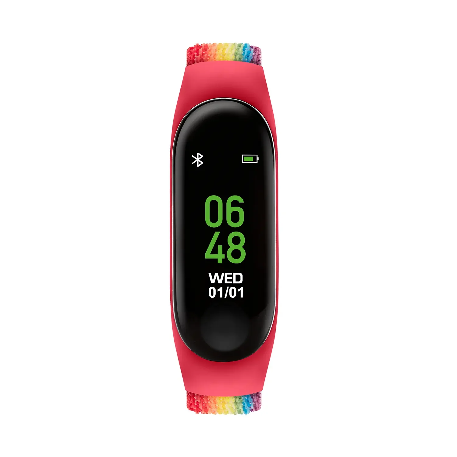 Φωτογραφία προϊόντος: Tikkers Activity Tracker Παιδικό με Υφασμάτινο Λουράκι Red