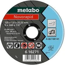 Φωτογραφία προϊόντος: OEM Δίσκοι κοπής Novorapid 125x1,0x22,23 Inox