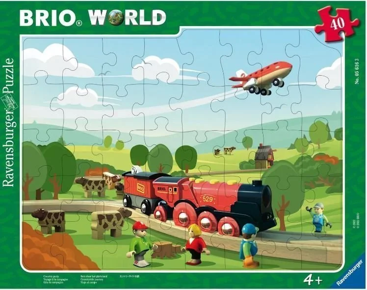 Φωτογραφία προϊόντος: Παζλ Ravensburger Brio World 40τμχ (05616)