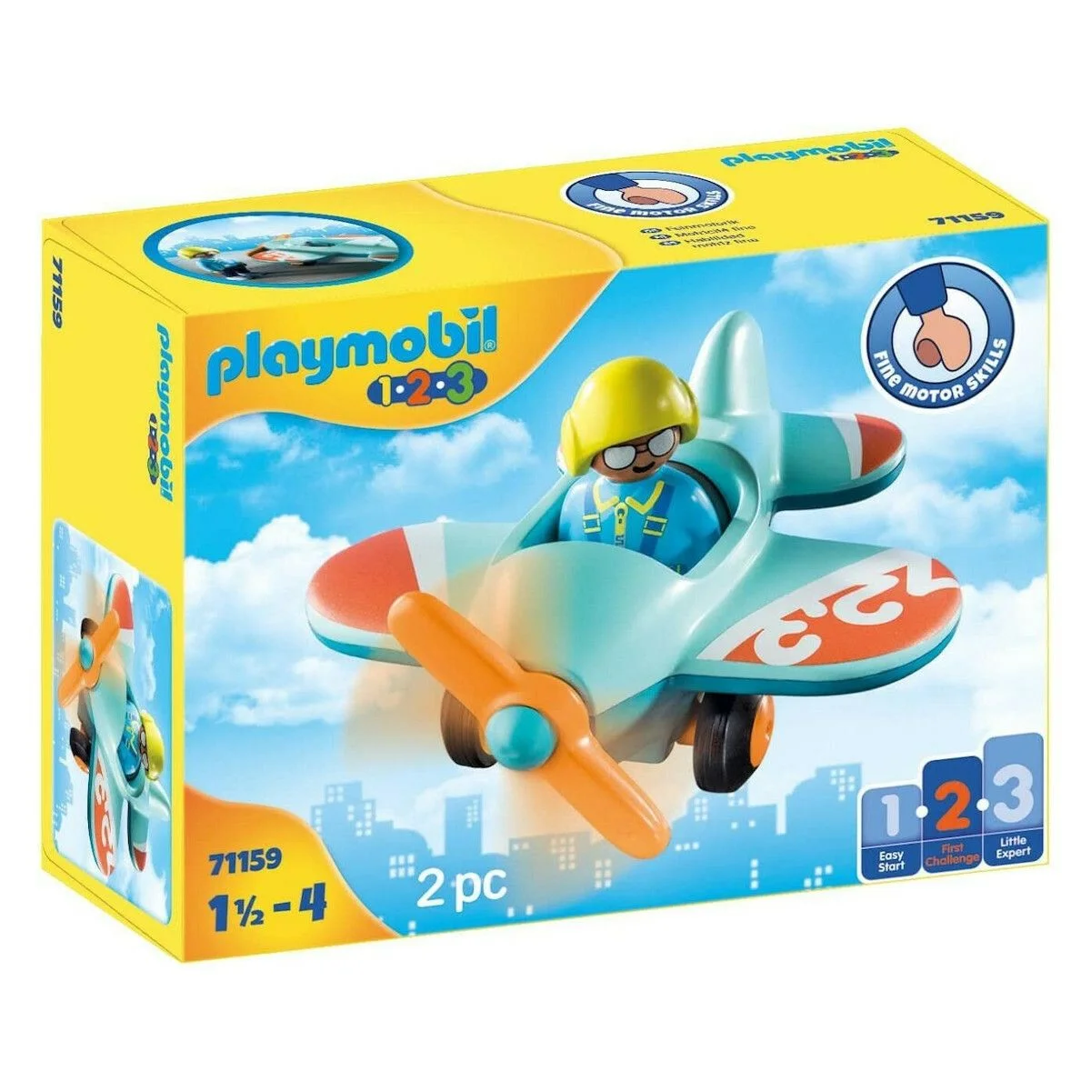 Φωτογραφία προϊόντος: Playmobil 123 Πιλότος με Αεροπλανάκι (71159)