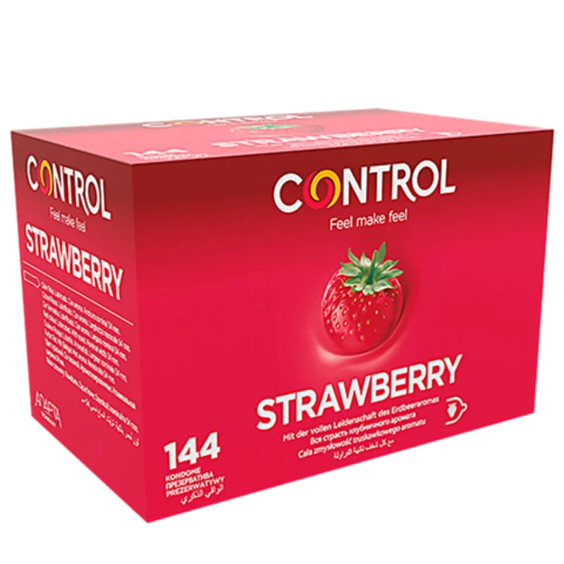 Φωτογραφία προϊόντος: CONTROL ADAPTA STRAWBERRY CONDOMS 144 UNITS
