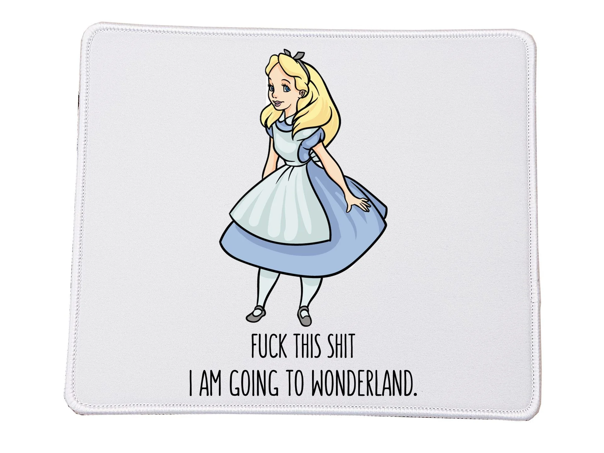 Φωτογραφία προϊόντος: Mousepad Αλίκη στην χώρα των θαυμάτων no2 Βάση για το ποντίκι Ορθογώνιο 23x20cm