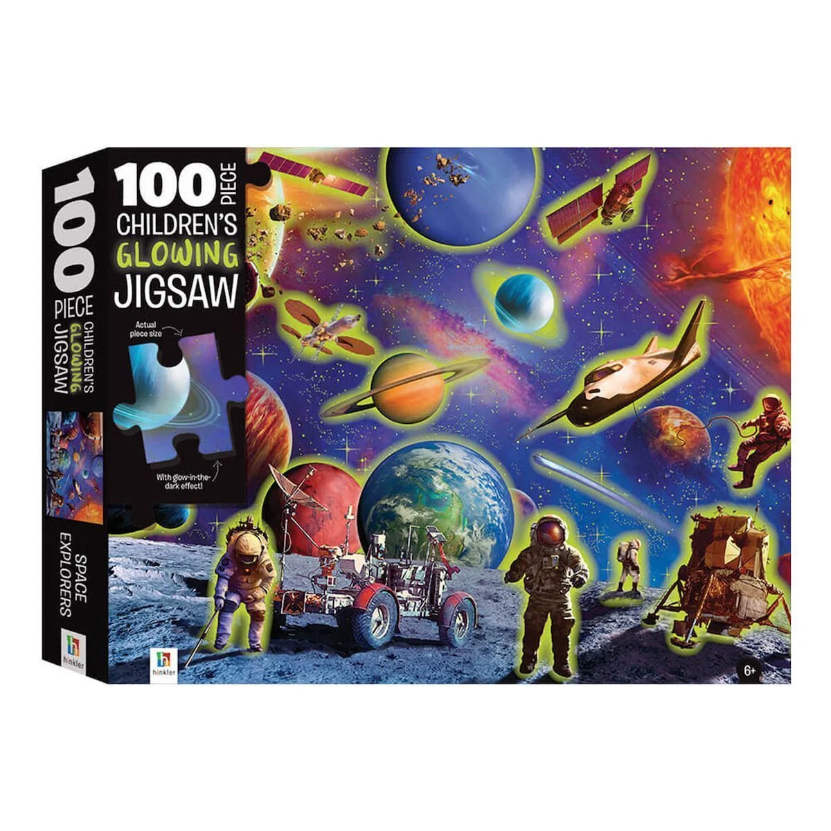Φωτογραφία προϊόντος: Touch And Feel Space Explorers Clowing 100pcs Παζλ Το διάστημα που φωσφορίζει