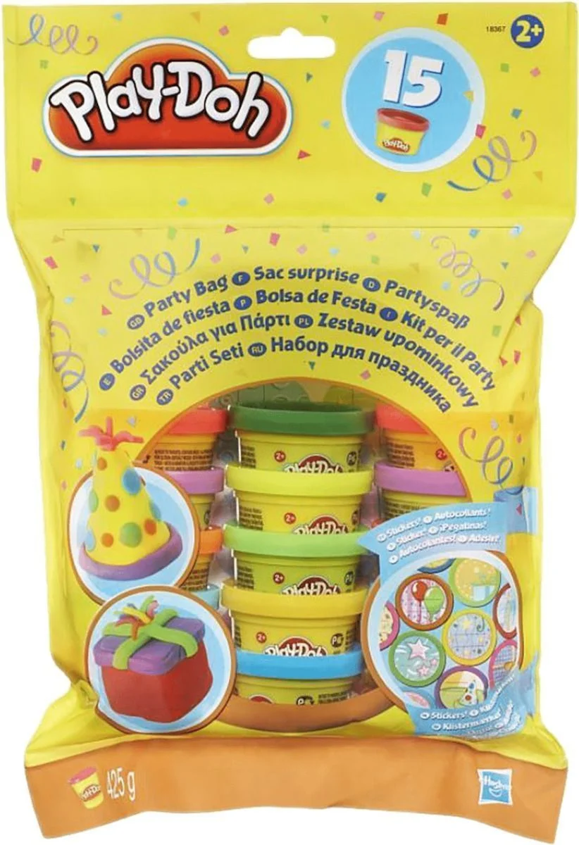 Φωτογραφία προϊόντος: Play-Doh 15 Πλαστοζυμαράκια Πλαστελίνης Party Bag για 2+ Ετών