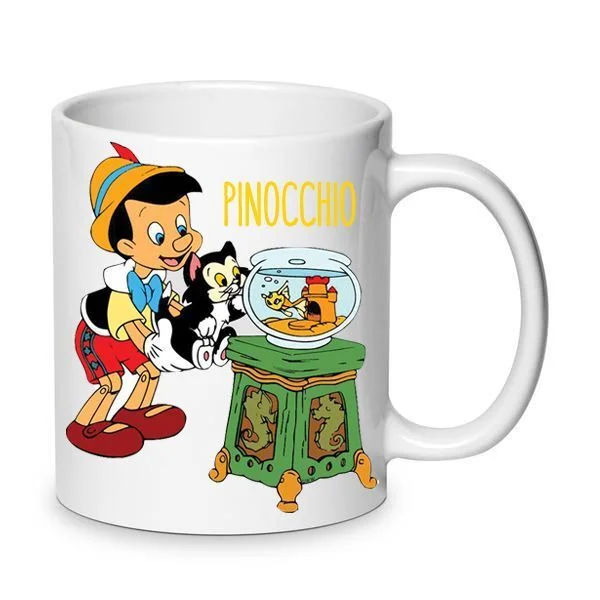 Φωτογραφία προϊόντος: Pinocchio mug Πινόκιο κούπα no8 330ml κεραμική