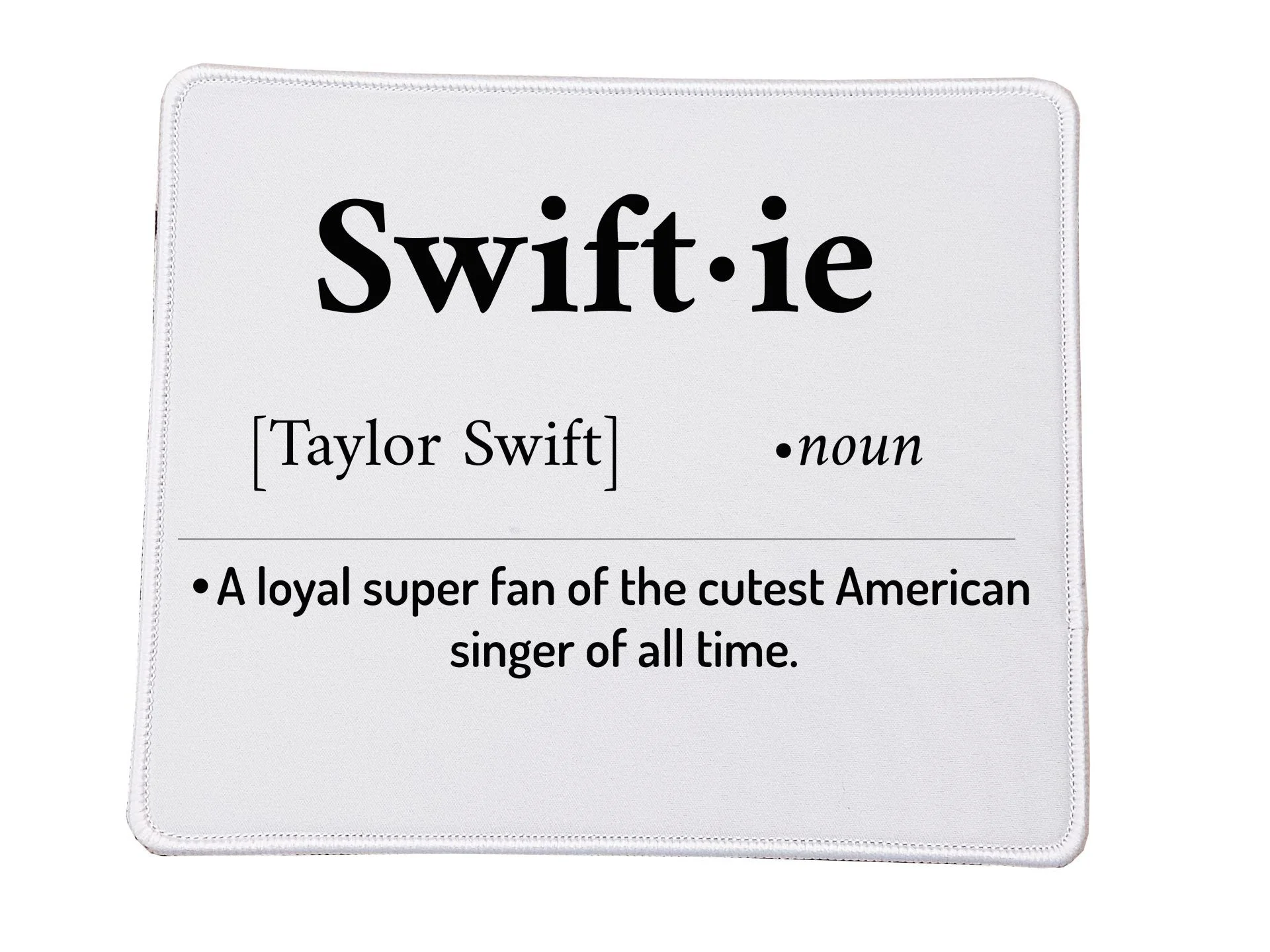 Φωτογραφία προϊόντος: Mousepad Taylor Swift no8 Βάση για το ποντίκι Ορθογώνιο 23x20cm Ποιοτικού υλικού αντοχής
