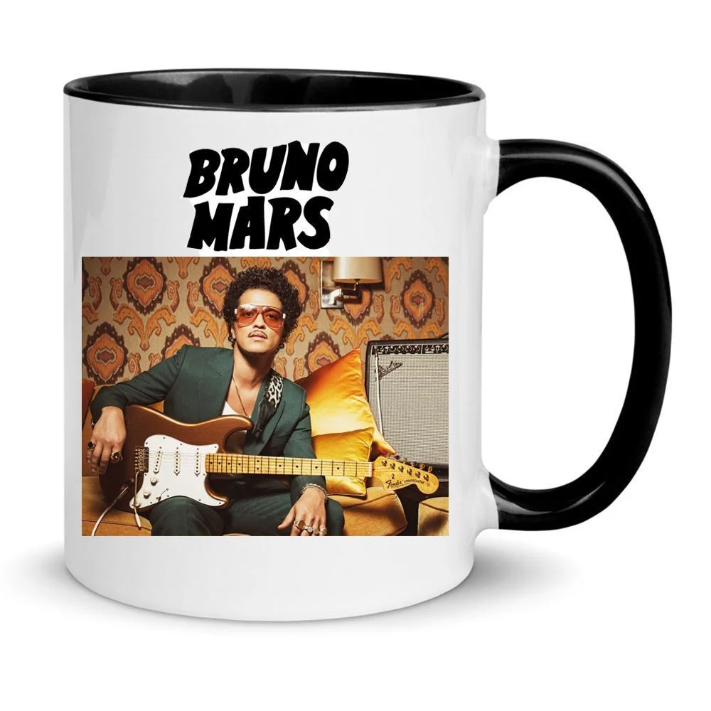 Φωτογραφία προϊόντος: Bruno mars mug no3 μπρούνο μαρς κεραμική κούπα 330ml λευκή μαύρη