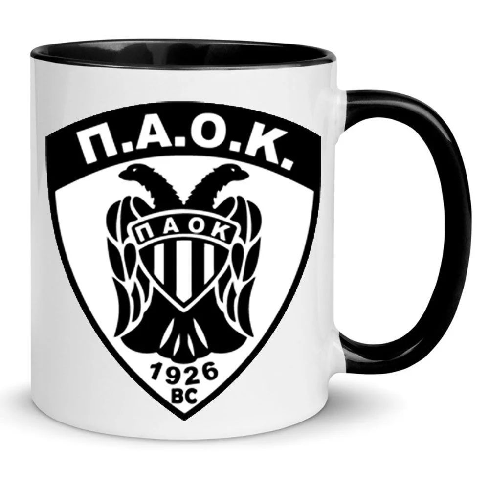 Φωτογραφία προϊόντος: Κούπα ΠΑΟΚ no1 μπάσκετ κεραμική 330ml λευκή μαύρη