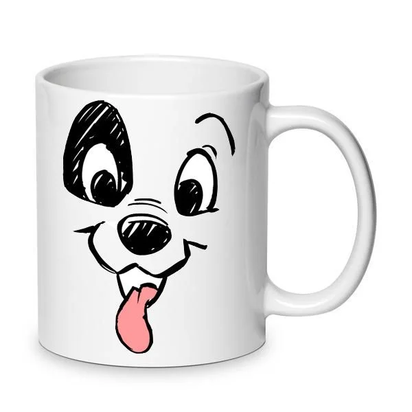 Φωτογραφία προϊόντος: Dalmatians mug 101 Δαλματίας σκυλιά κούπα no15 κεραμική 330ml λευκή