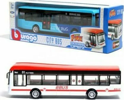 Φωτογραφία προϊόντος: Bburago Λεωφορείο Street Fire City για 3+ Ετών (Διάφορα Σχέδια) 1τμχ