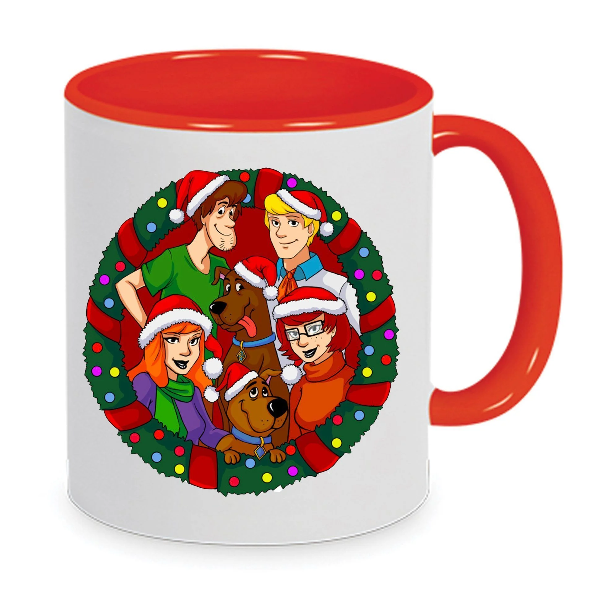 Φωτογραφία προϊόντος: Κούπα Scooby Doo Mug No9 Χριστουγεννιάτικη 330ml κεραμική λευκή κόκκινη