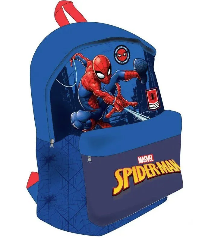 Φωτογραφία προϊόντος: Σχολική τσάντα Spiderman μπλε γνήσια 40cm