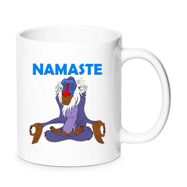 Φωτογραφία προϊόντος: The lion king mug Ο βασιλιάς των λιονταριών Rafiki Namaste Κούπα Νο.9