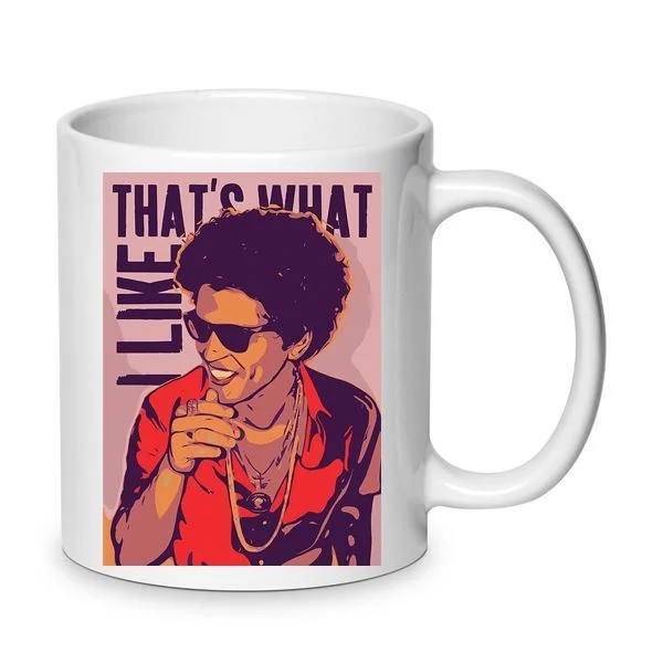 Φωτογραφία προϊόντος: Bruno mars mug no2 μπρούνο μαρς κεραμική κούπα 330ml