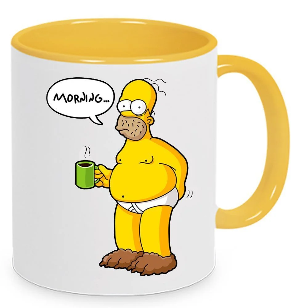 Φωτογραφία προϊόντος: The Simpsons mug κούπα 330ml no14 κεραμική λευκή κίτρινη καλημέρα