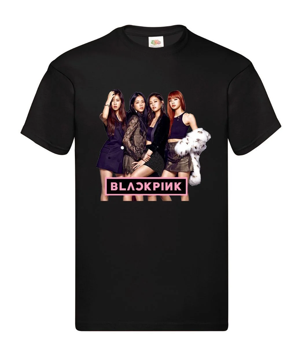 Φωτογραφία προϊόντος: Μπλούζα Tshirt Black pink girls Original Fruit of the loom 100% βαμβάκι no20