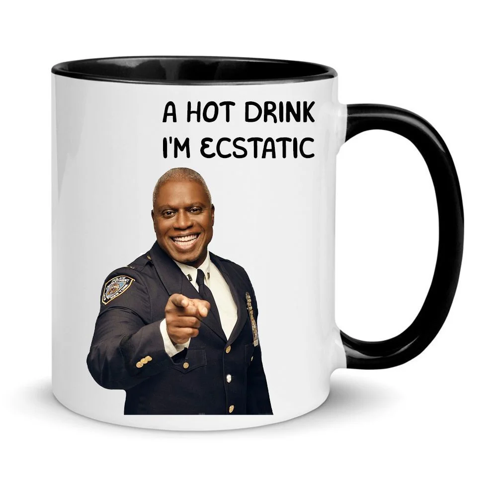 Φωτογραφία προϊόντος: Brooklyn Nine - nine mug κούπα no10 κεραμική 330ml λευκή μαύρη ecstatic Captain Holt