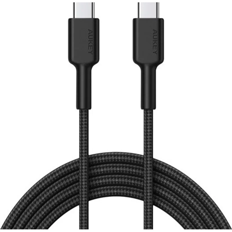 Φωτογραφία προϊόντος: Aukey CB-CD23 Impulse Cable Gen2 USB-C 3.1 1m black 100W PD