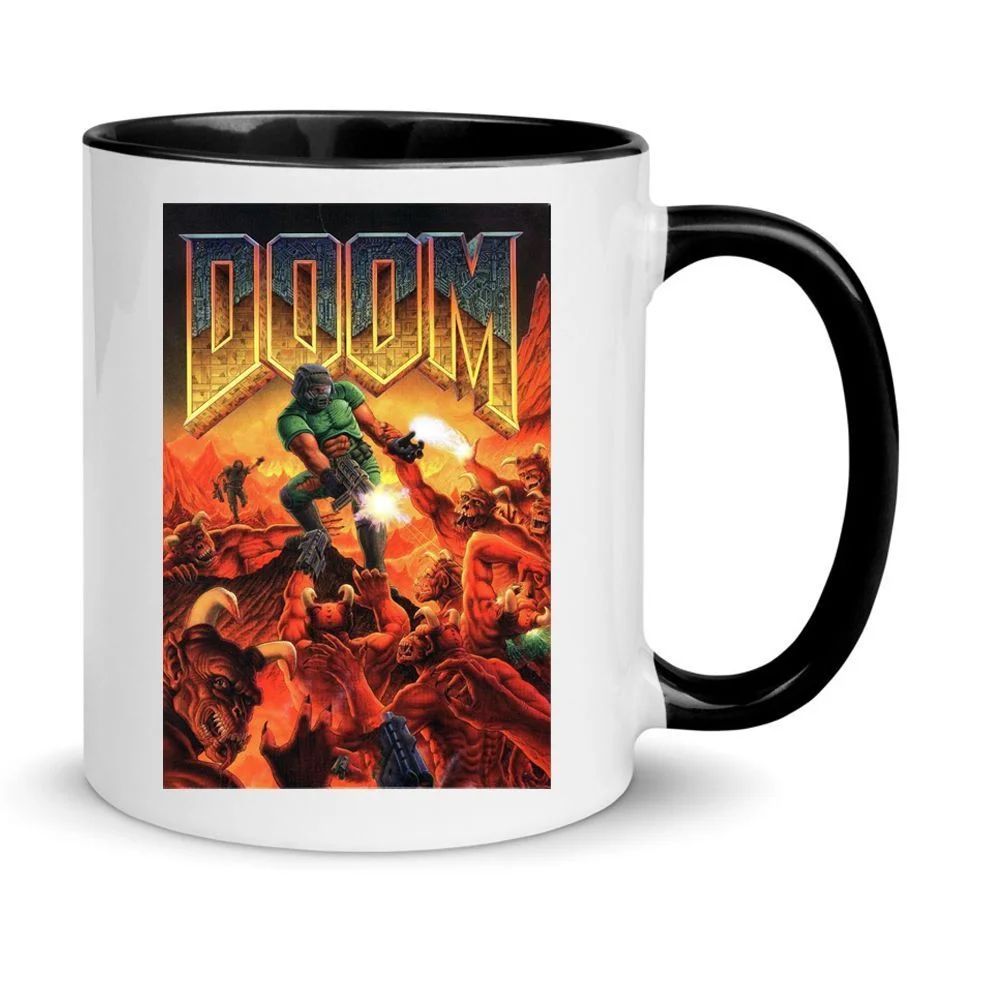 Φωτογραφία προϊόντος: DOOM Video Game mug κούπα no9 κεραμική 330ml λευκή μαύρη