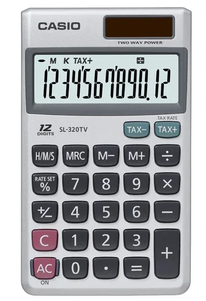 Φωτογραφία προϊόντος: Casio SL-320TV Αριθμομηχανή