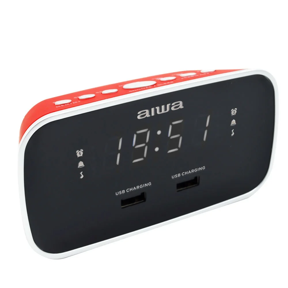 Φωτογραφία προϊόντος: Aiwa CRU-19RD Κόκκινο Ραδιο ρολόι