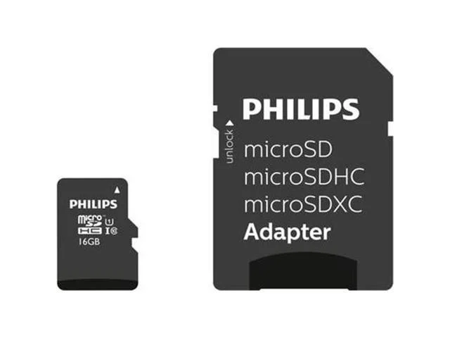 Φωτογραφία προϊόντος: Philips Micro SDHC Card 32GB Class 10 UHS-I U1 incl. Adapter FM32MP45B/00
