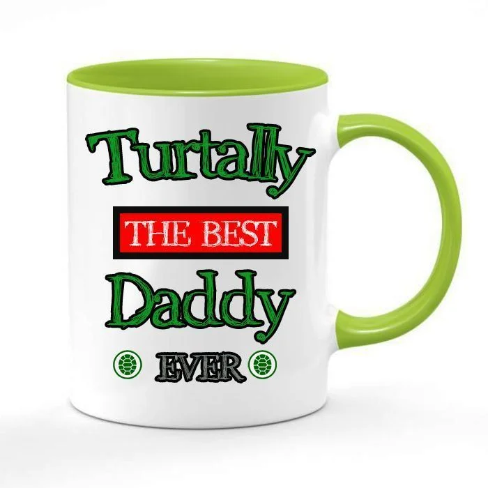 Φωτογραφία προϊόντος: The best dad mug no16 the turtles ο καλύτερος μπαμπάς κουπα 330ml κεραμική
