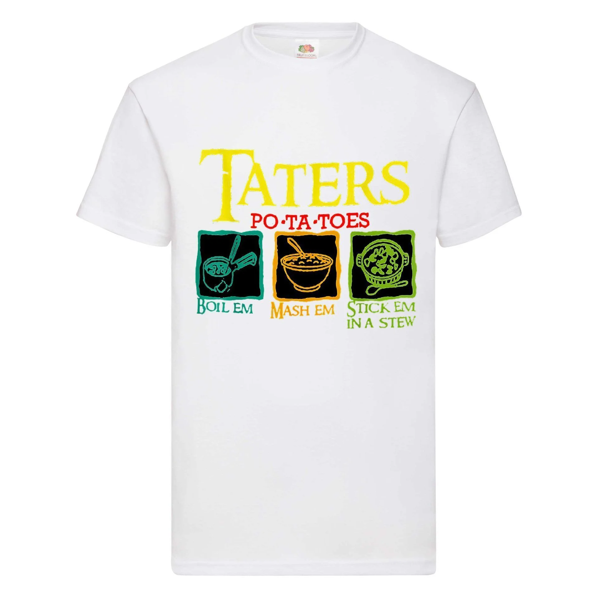 Φωτογραφία προϊόντος: Μπλούζα Tshirt Lord of the rings Taters potatoes Original Fruit of the loom 100% βαμβάκι no1