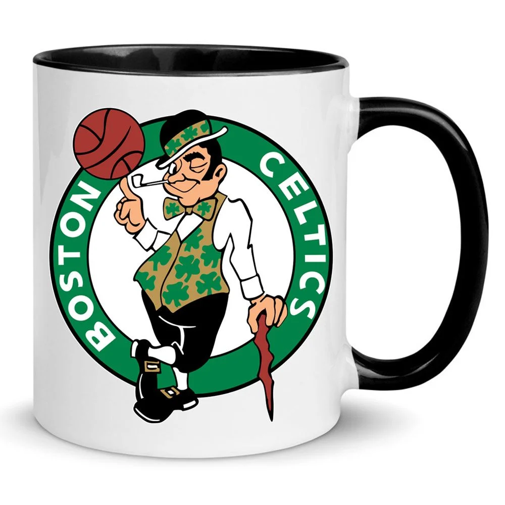 Φωτογραφία προϊόντος: Boston Celtics mug κούπα no3 κεραμική 330ml ΝΒΑ λευκή μαύρη