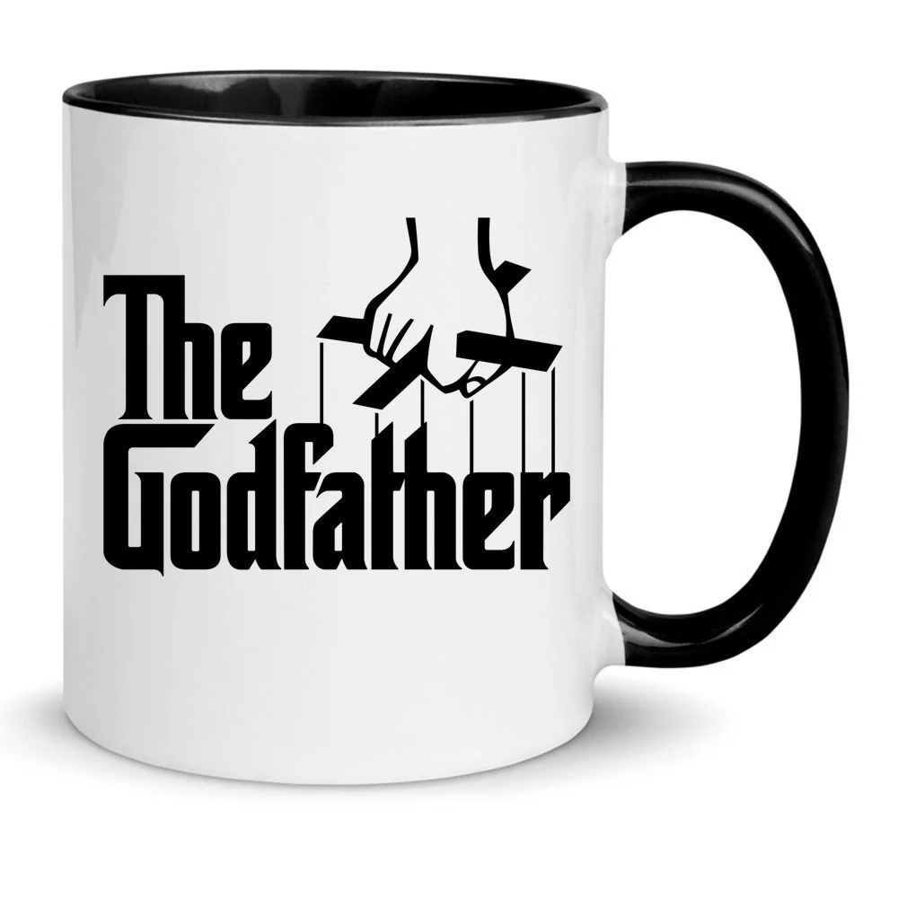 Φωτογραφία προϊόντος: The godfather mug no2 Ο νονός κούπα 330ml κεραμική λευκή μαύρη
