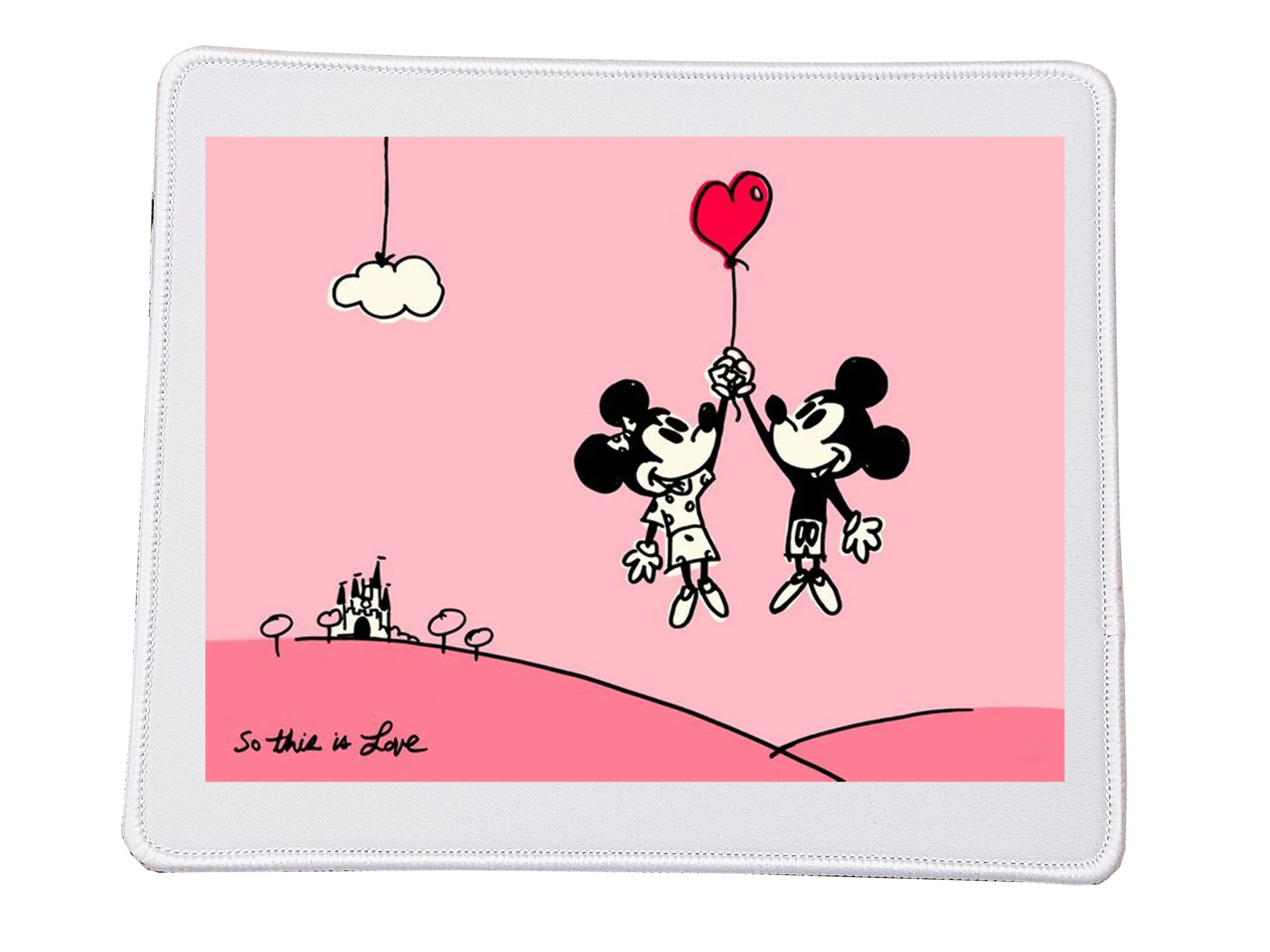 Φωτογραφία προϊόντος: Mousepad So this is love Mickey and Minnie no86 Αγίου Βαλεντίνου Ορθογώνιο 23x20cm