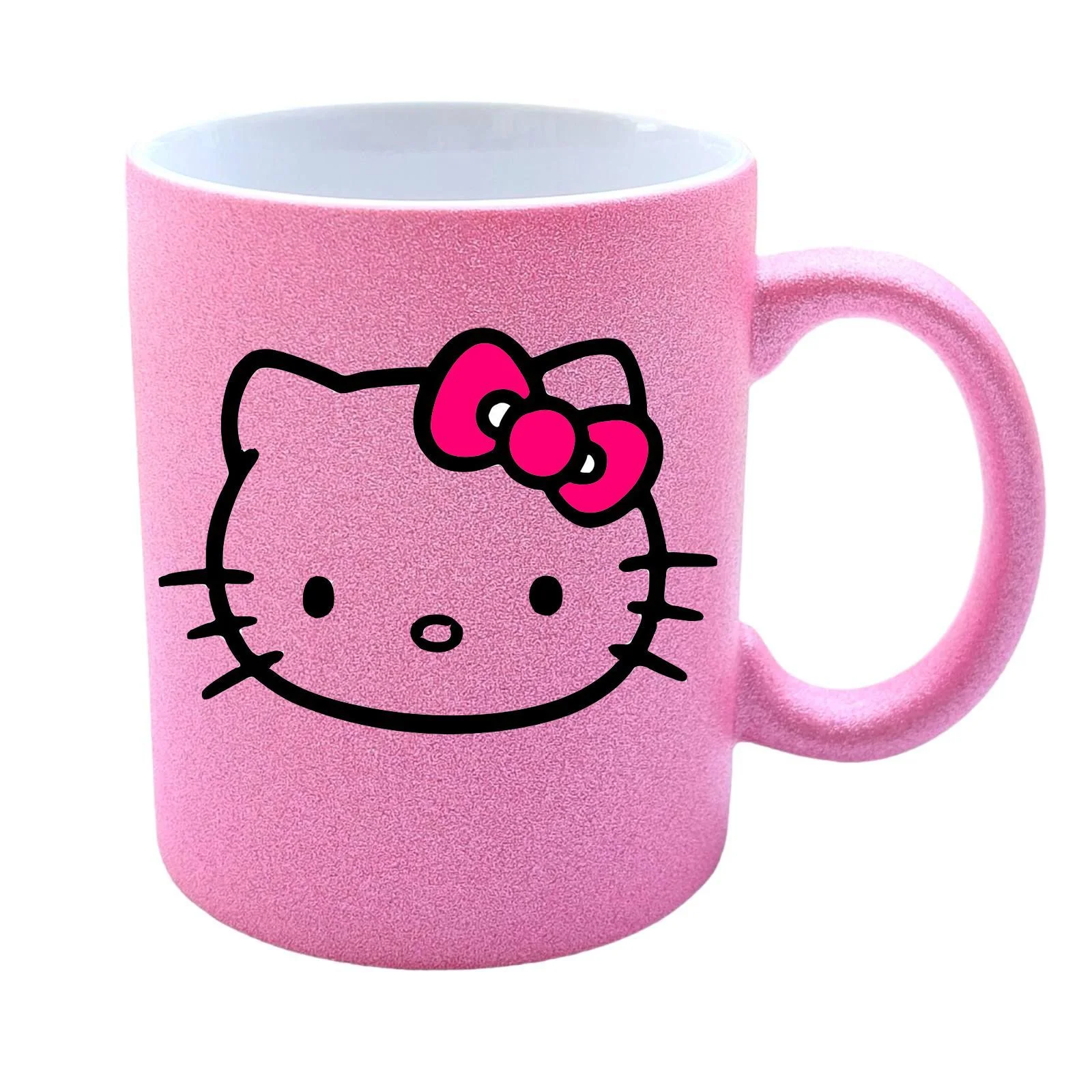 Φωτογραφία προϊόντος: Hello Kitty Mug κούπα No7 Κεραμική 330ml ροζ γκλίτερ