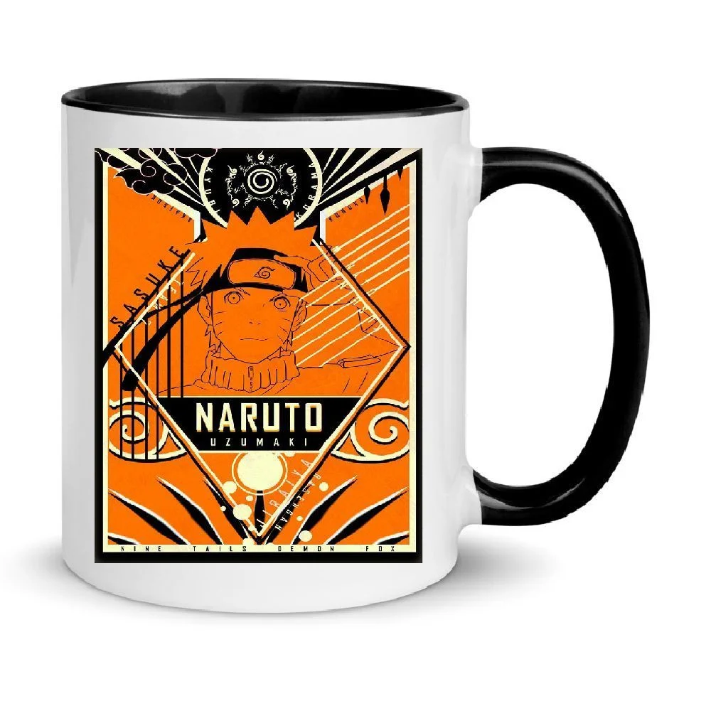 Φωτογραφία προϊόντος: Naruto no2 anime κούπα 330ml λευκή μαύρη κεραμική